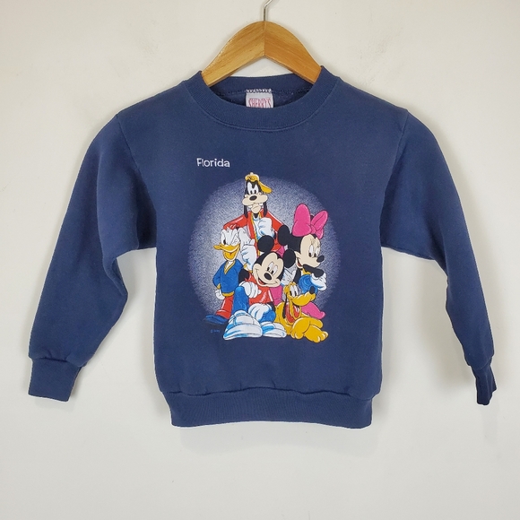 Vintage Disney Character Florida Crewneck  Sweatshirt by Sherry's Best - Picture 1 of 10